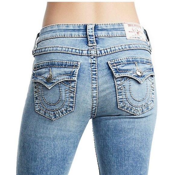 True Religion Jeans True Religion Womens Straight Super Stretch Jeans